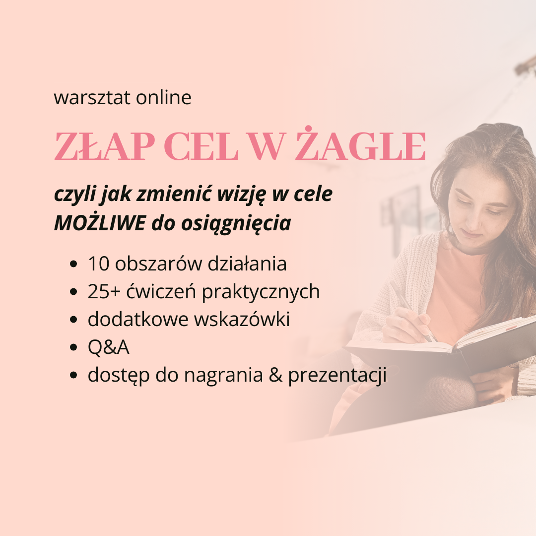 Warsztat online ZŁAP CEL W ŻAGLE (nagranie spotkania)